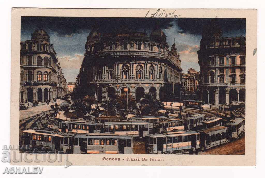 Italia - Genova / vechi călător 1924