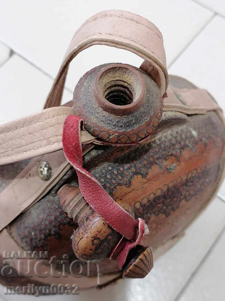 Cupă veche pirografată, cataramă, din lemn - 5 Cupă veche pirografată, cataramă, din lemn - 5