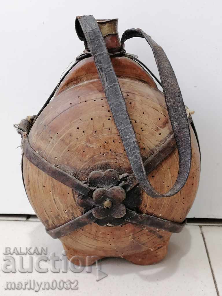 Painted baklica, bakkel, the wooden one