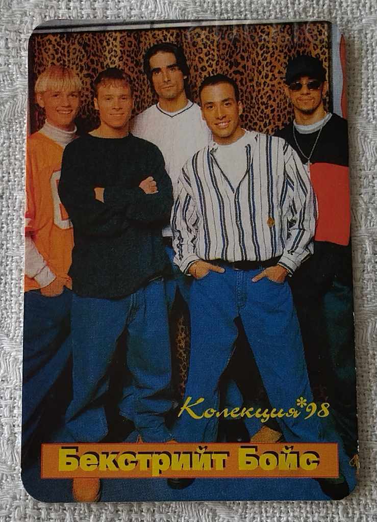 BACKSTREET BOYS USA СЪСТАВ МУЗИКА КАЛЕНДАРЧЕ КОЛЕКЦИЯ 1998