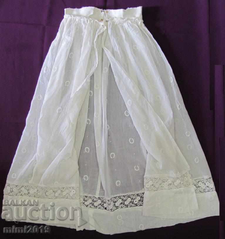 19th Century Victorian Style Women's Skirt Cut Lace - 6 19th Century Victorian Style Women's Skirt Cut Lace - 6