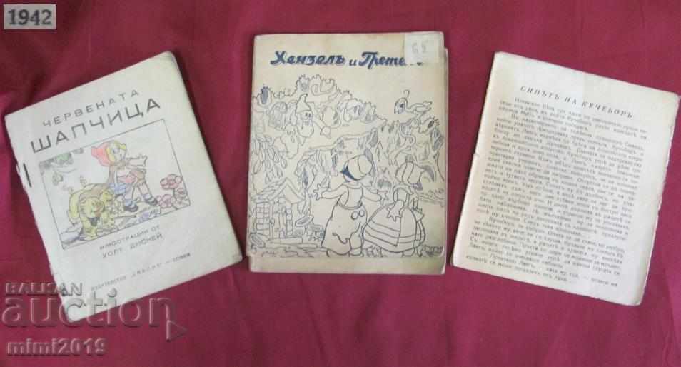 1942 Cărți pentru copii Disney 3 buc.