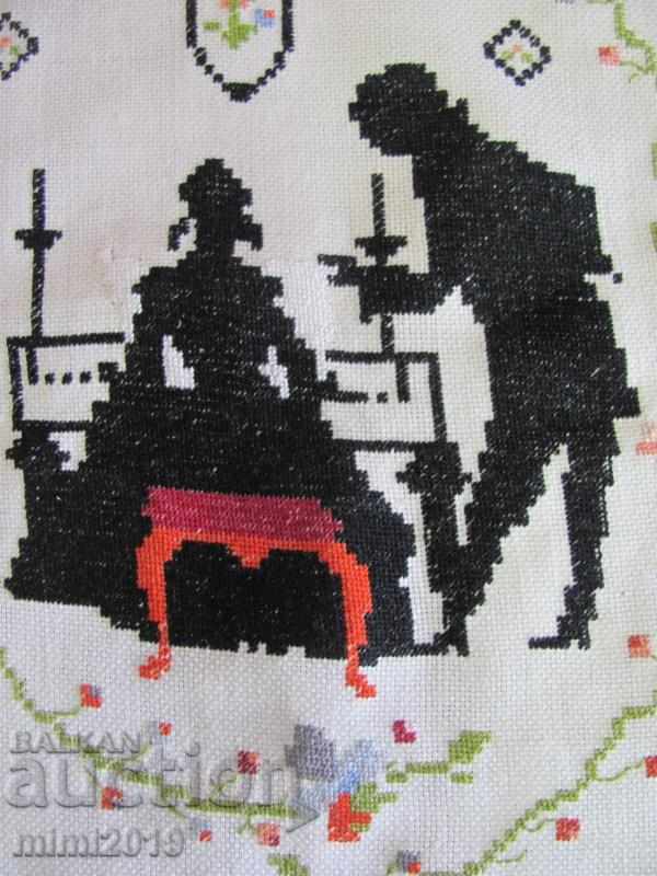 Delivery of Victorian Style 2 pcs. Hand Sewn Tapestries Delivery of Victorian Style 2 pcs. Hand Sewn Tapestries