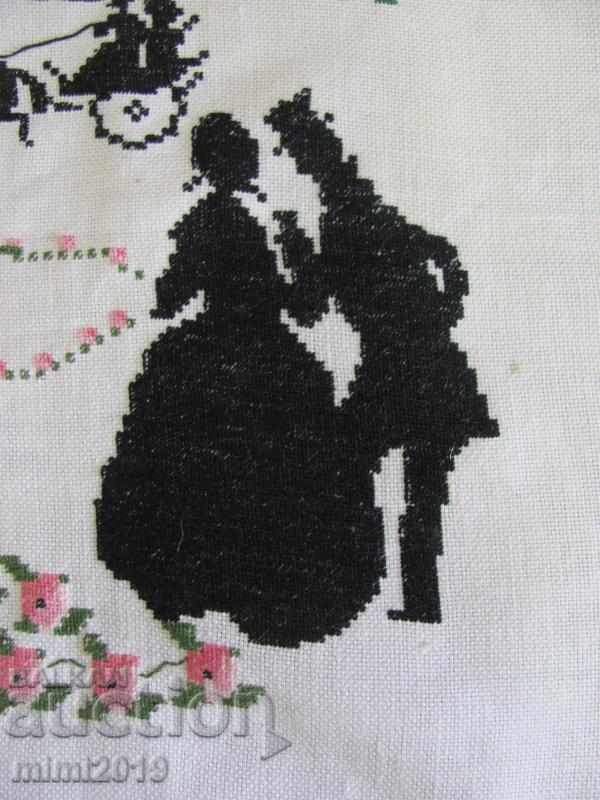 Victorian Style 2 pcs. Hand Sewn Tapestries - 6 Victorian Style 2 pcs. Hand Sewn Tapestries - 6