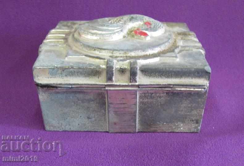 Old Japanese Metal Box - 7 Old Japanese Metal Box - 7