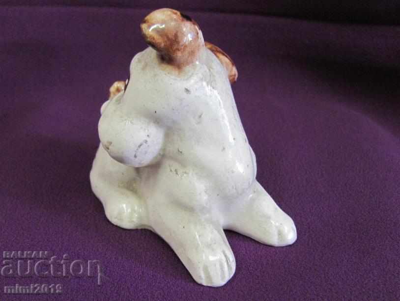 Old Porcelain Figurine Dog with price 20.00 BGN | € 10.23 Old Porcelain Figurine Dog with price 20.00 BGN | € 10.23