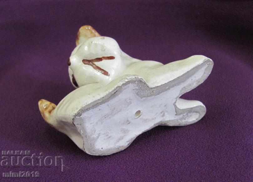 Old Porcelain Figurine Dog - 7 Old Porcelain Figurine Dog - 7