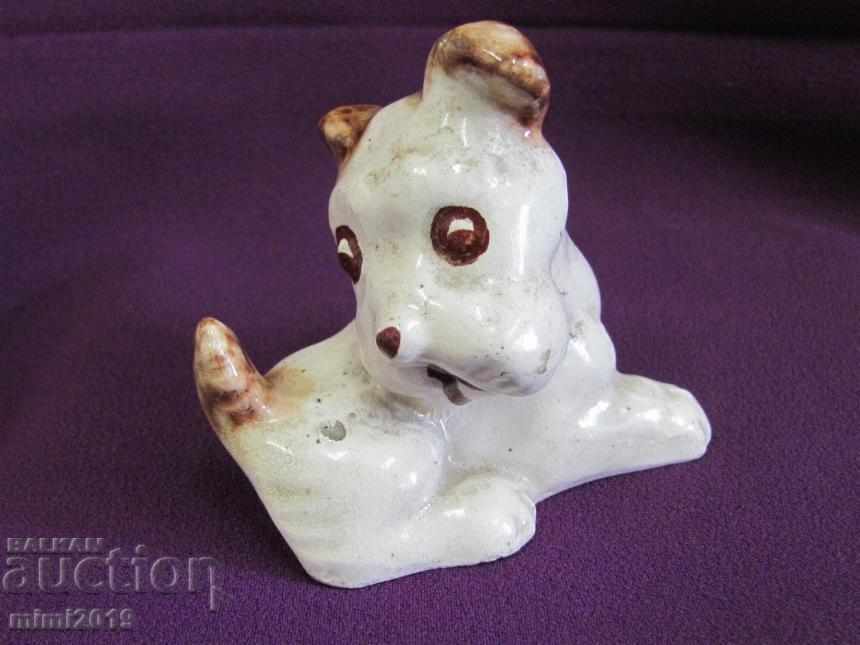 Old Porcelain Figurine Dog Old Porcelain Figurine Dog