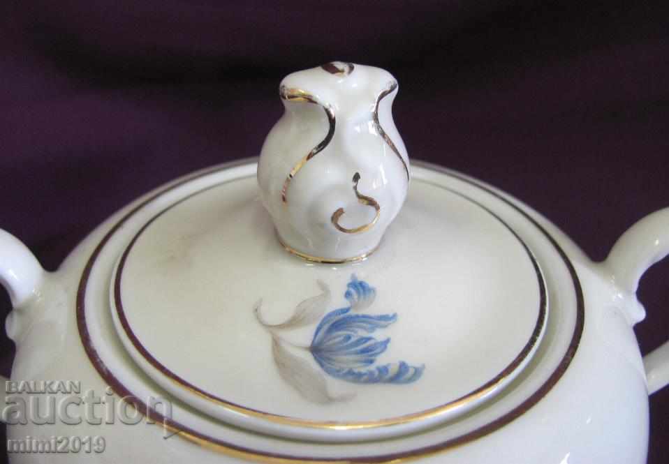 Old Porcelain Sugar Bar Marked - 6