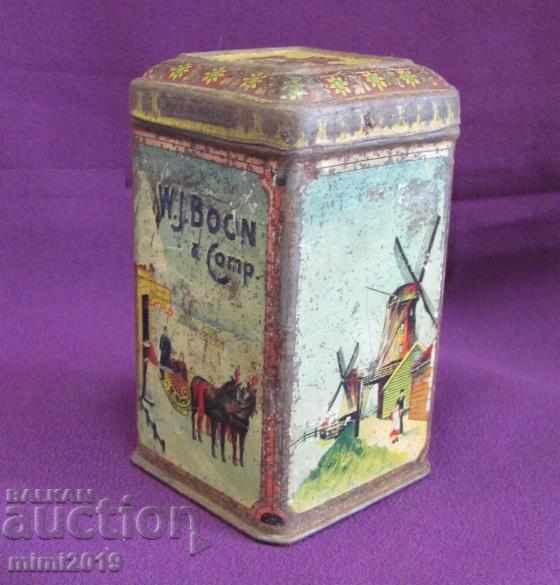 Delivery of Old Metal Cocoa Box Delivery of Old Metal Cocoa Box