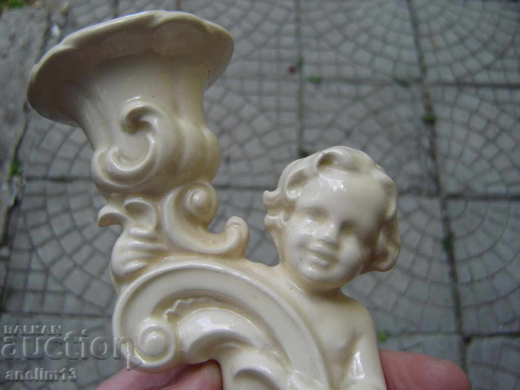 STAR PORCELAIN CANDLE MARKED with price 100.00 BGN | € 51.13 STAR PORCELAIN CANDLE MARKED with price 100.00 BGN | € 51.13