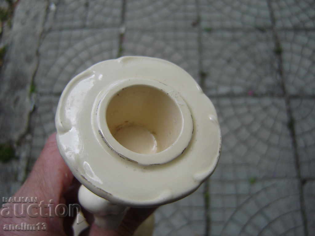 STAR PORCELAIN CANDLE MARKED - 6 STAR PORCELAIN CANDLE MARKED - 6