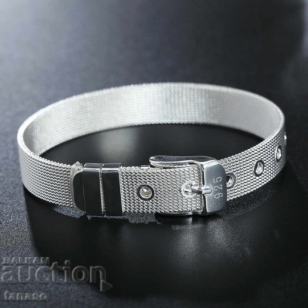 Silver-plated bracelet-strap - 7 Silver-plated bracelet-strap - 7