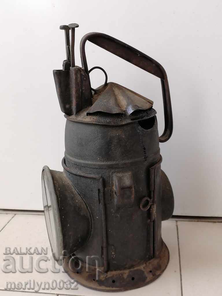 Army hand-held railway lantern WW2