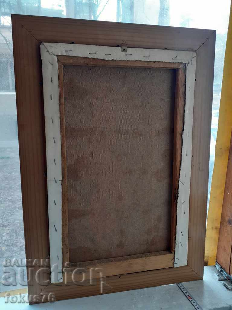 Картина "Момиче" масло на платно подпис рамка - 7 Картина "Момиче" масло на платно подпис рамка - 7