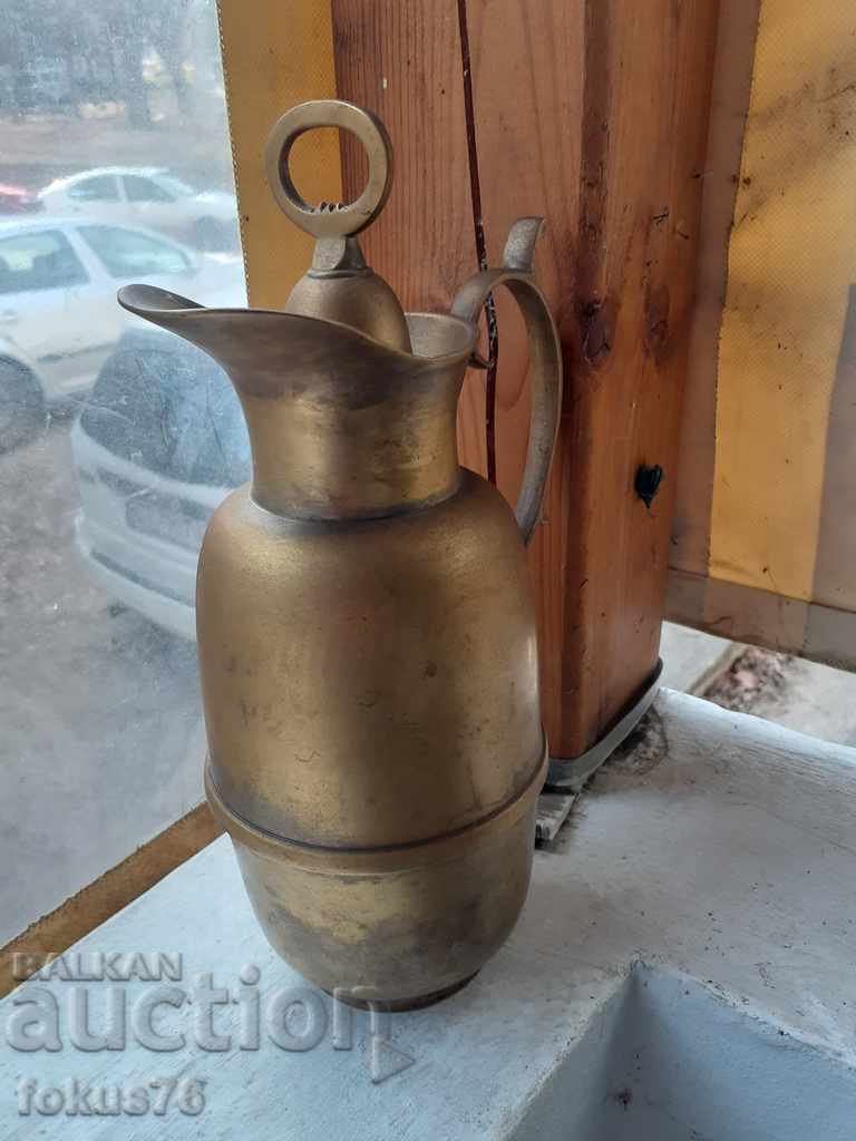 Old bronze decanter kana thermos with price 190.00 BGN | € 97.15 Old bronze decanter kana thermos with price 190.00 BGN | € 97.15