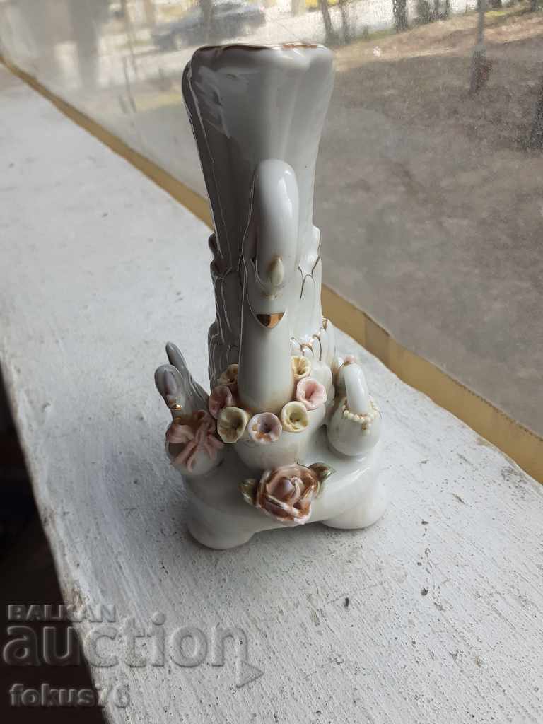 Auction Old porcelain jug swan figure figurine Porcelain Auction Old porcelain jug swan figure figurine Porcelain