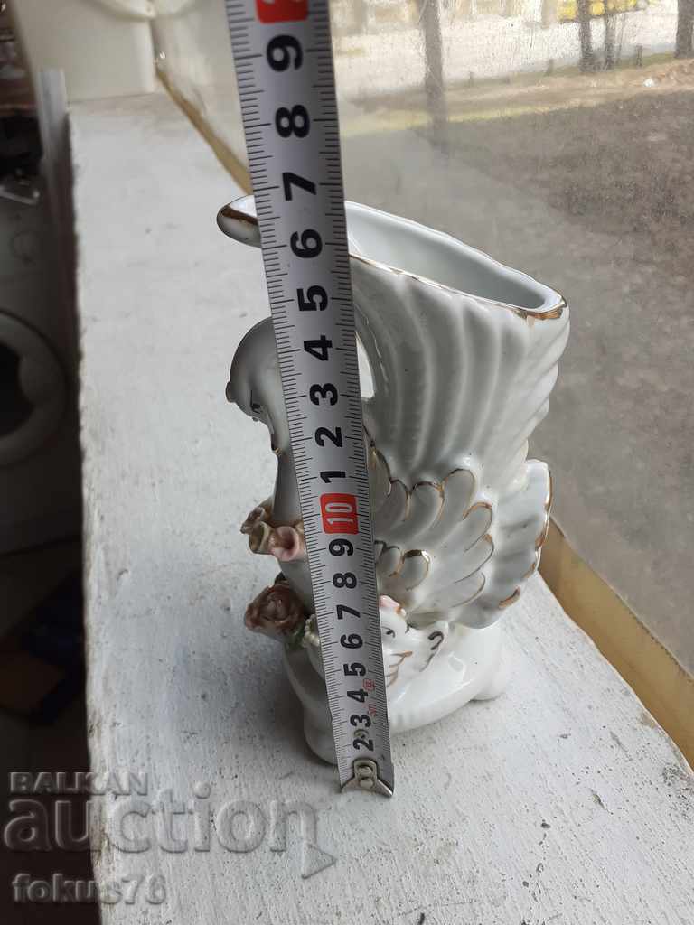 Old porcelain jug swan figure figurine Porcelain - 6 Old porcelain jug swan figure figurine Porcelain - 6