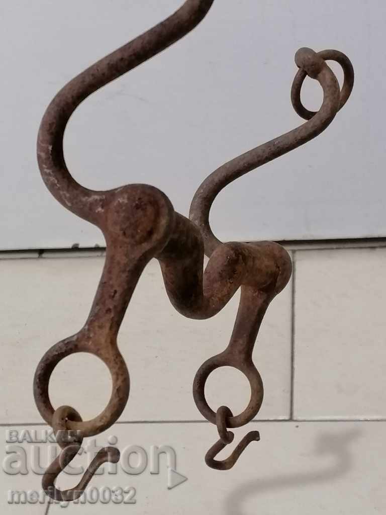 Hand forged horse bridle wrought iron - 5