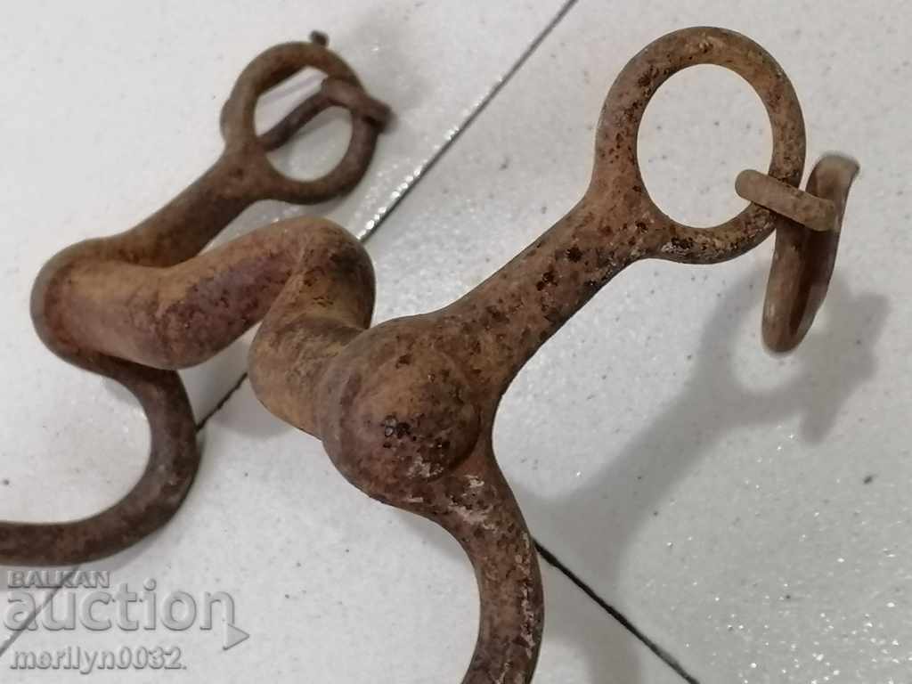 Hand forged horse bridle wrought iron - 6