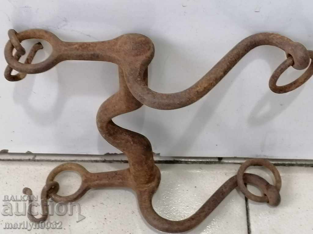 Hand forged horse bridle wrought iron - 7