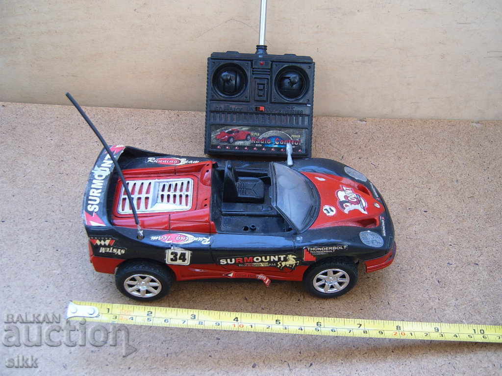 the car is radio controlled the car is radio controlled