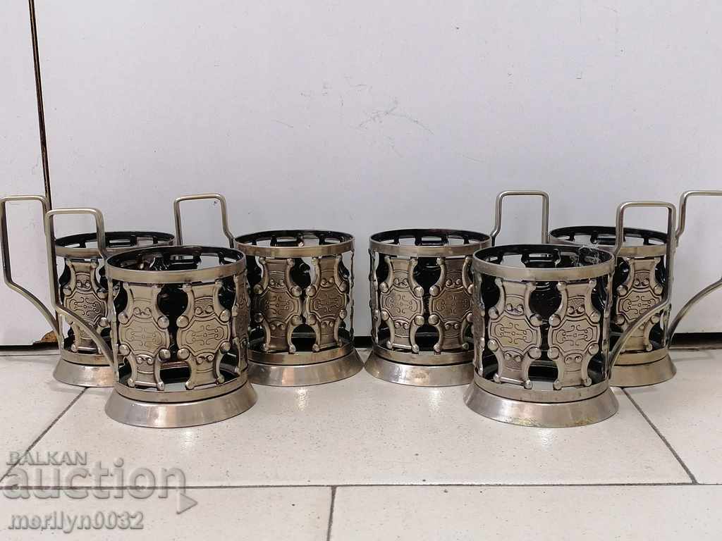 Livrarea Servicole de protecție pentru ochelari 6 buc cupă cupă URSS Livrarea Servicole de protecție pentru ochelari 6 buc cupă cupă URSS