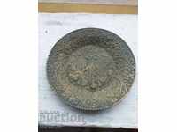 Old plate bronze double-headed eagle