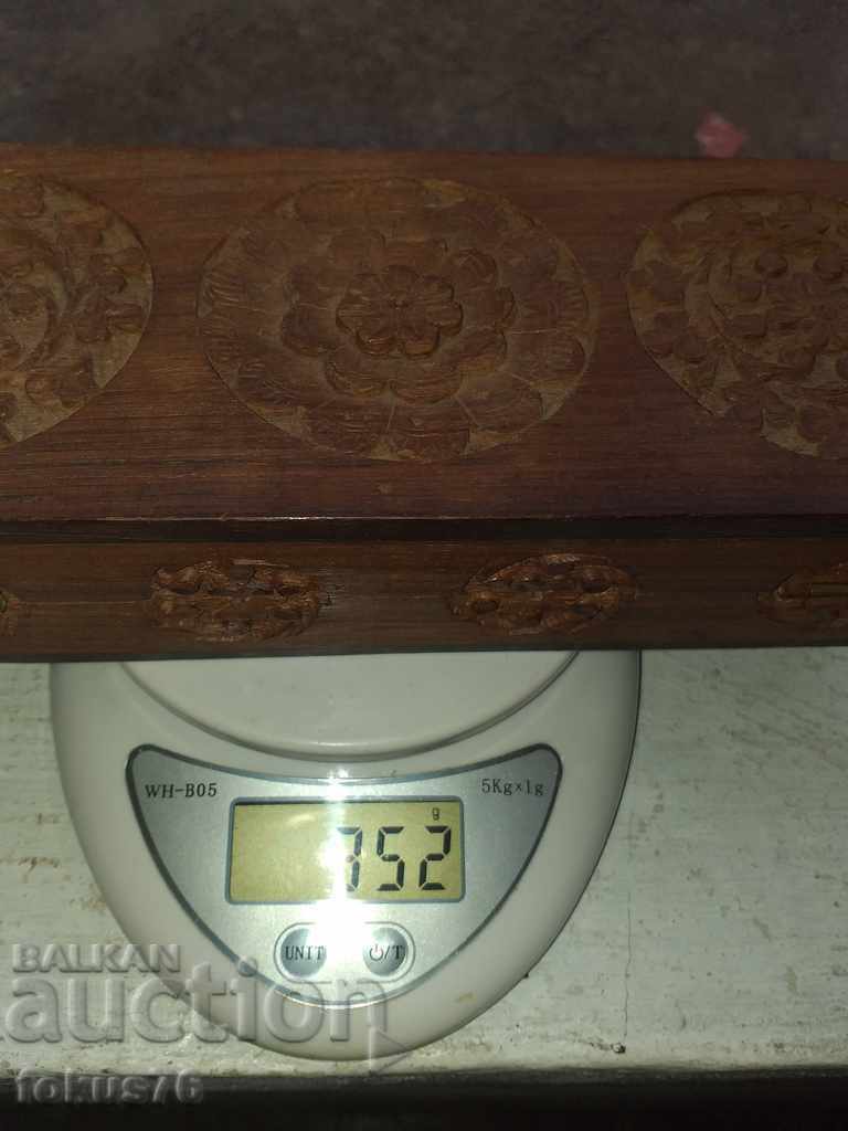 Old wooden box for jewelry carving - 5 Old wooden box for jewelry carving - 5