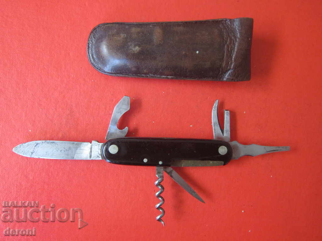 Auction  German knife leg Alcoso Solingen ww2 in a case