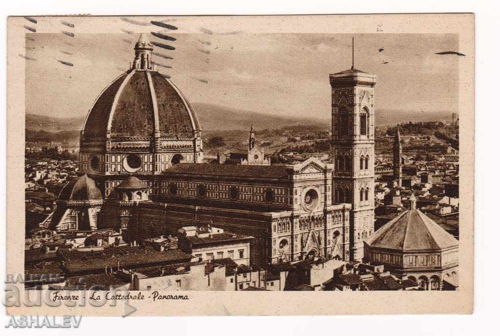 Italia - Florența / vechi călător 1950 /
