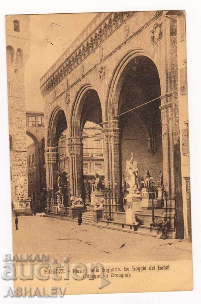 Italia - Florența / vechi călător 1910 /