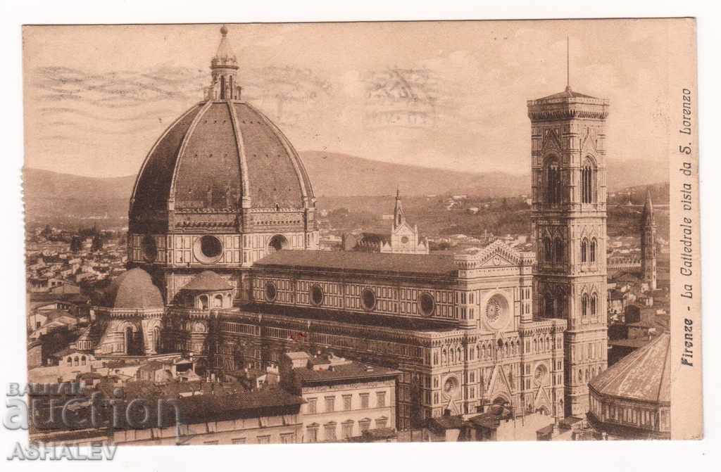 Italy - Florence / old-traveled 1920 /