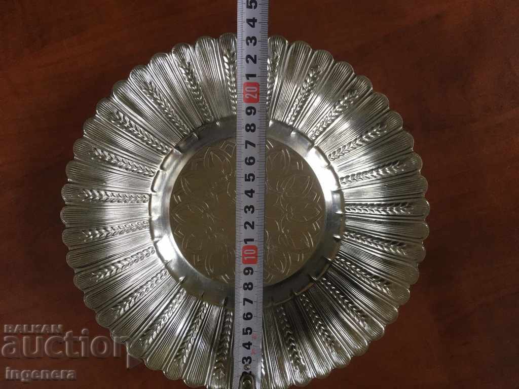 PLATE PLATE TRAY ALUMINUM USSR - 5 PLATE PLATE TRAY ALUMINUM USSR - 5