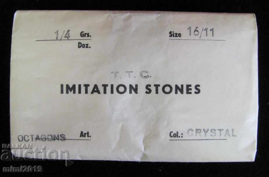 Delivery of Antique Vintage Polished Crystals for Jewelry Bohemia Delivery of Antique Vintage Polished Crystals for Jewelry Bohemia