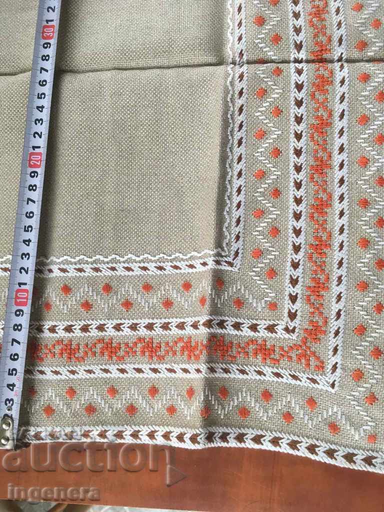 Auction  HAND-EMBROIDERED OLD LINEN PANAMA NEW