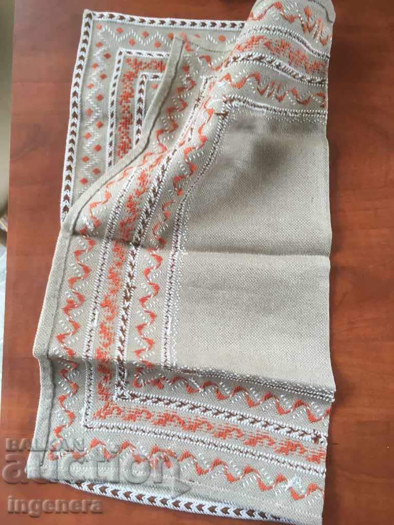 HAND-EMBROIDERED OLD LINEN PANAMA NEW - 5
