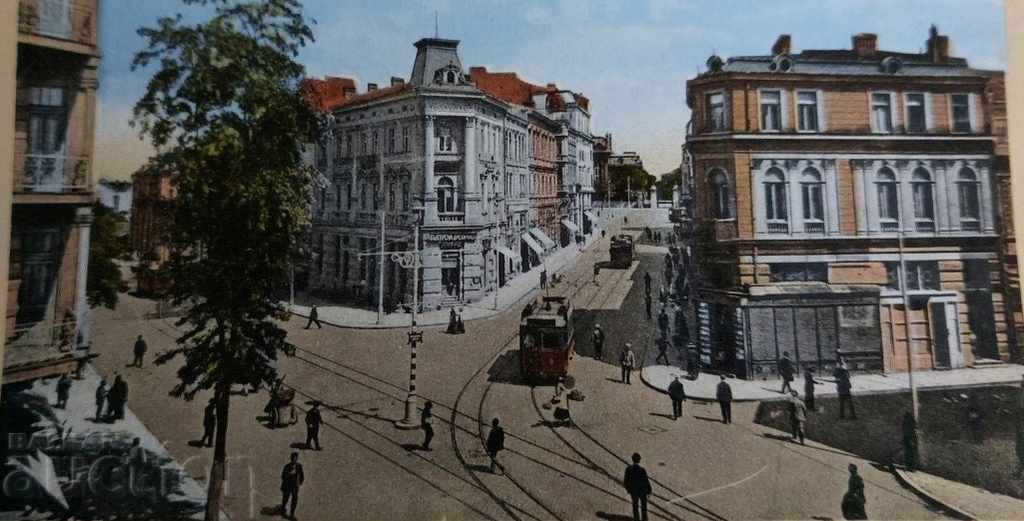 1918 STRADA SOFIA KNYAZ BORIS CARTE POȘTALĂ VECHE