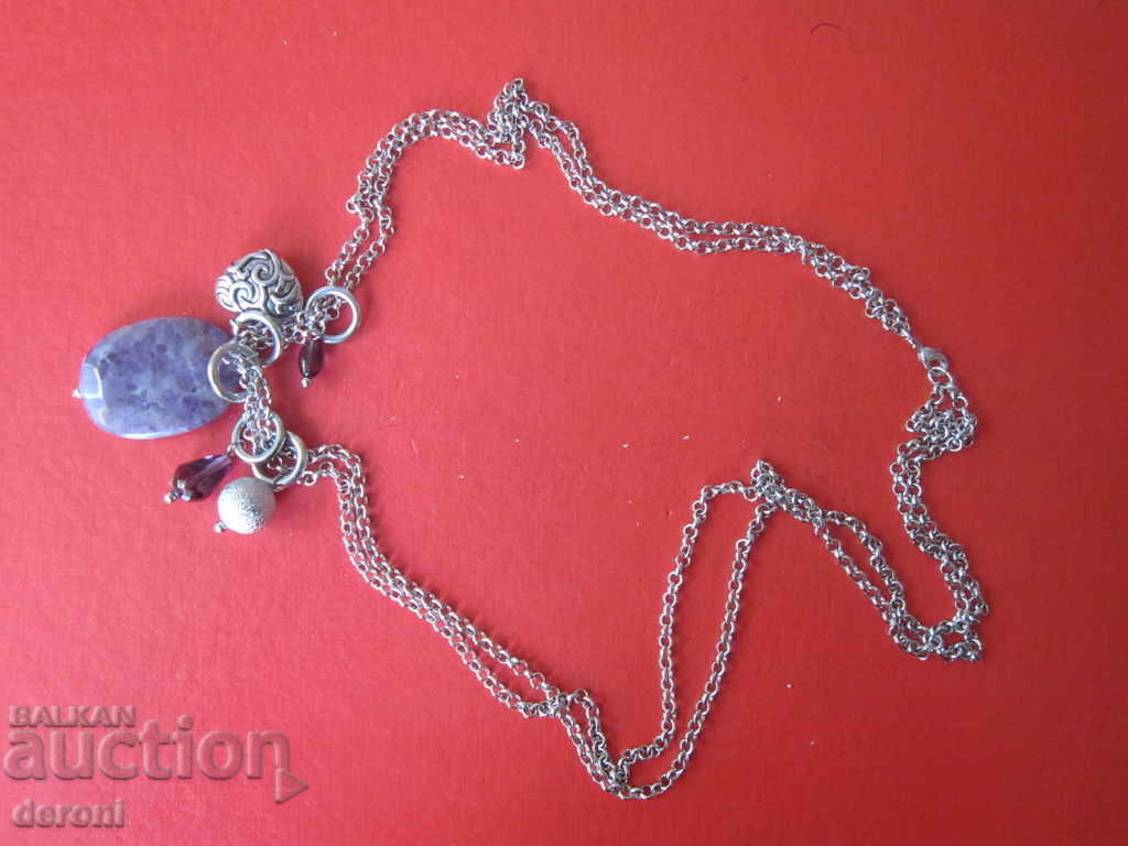 Amazing necklace necklace locket natural stone