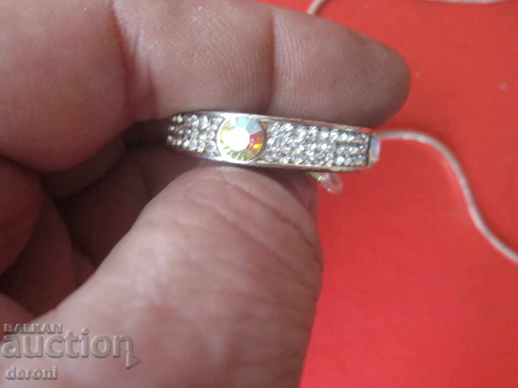 Auction Amazing necklace necklace medallion with stones Auction Amazing necklace necklace medallion with stones