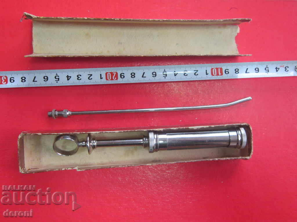 Old medical instrument in a box with price 30.00 BGN | € 15.34