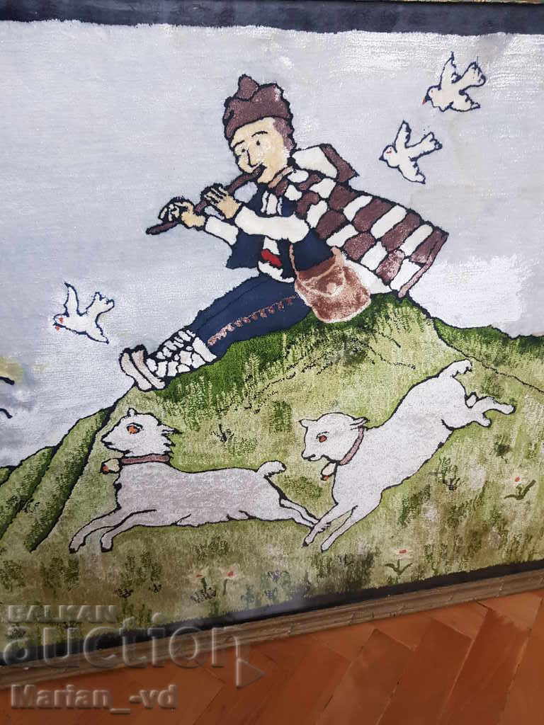 Delivery of Old plush carpet with frame Delivery of Old plush carpet with frame