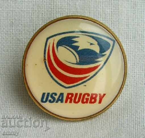 Insigna sportivă a Federației SUA de Rugby