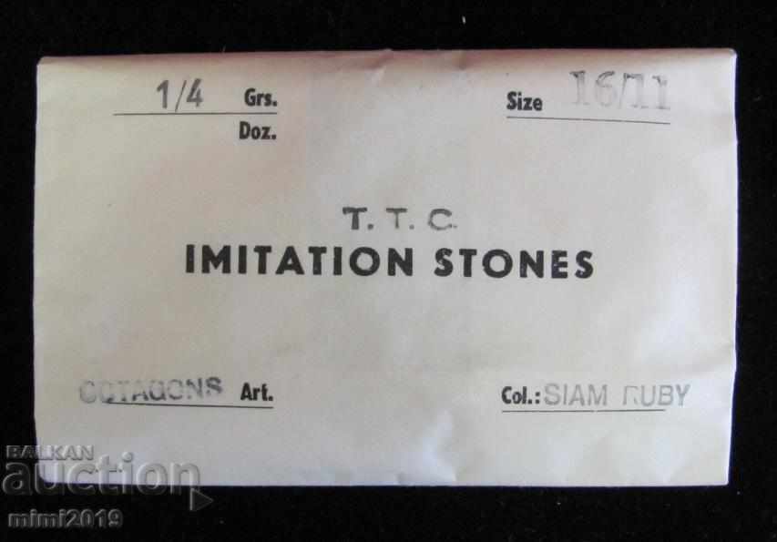 Delivery of Antique Vintage Polished Crystals for Jewelry Bohemia Delivery of Antique Vintage Polished Crystals for Jewelry Bohemia