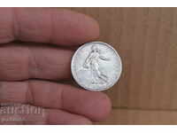 Монета 5 Франка 1960г сребро