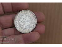Монета 10франка 1967г сребро Франция
