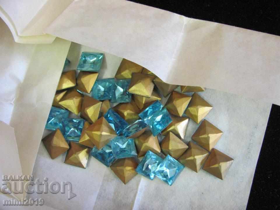 Antique Vintage Polished Crystals for Jewelry Bohemia - 5 Antique Vintage Polished Crystals for Jewelry Bohemia - 5