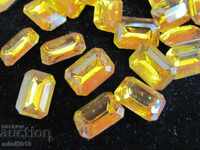 Antique Vintage Polished Crystals for Jewelry Bohemia