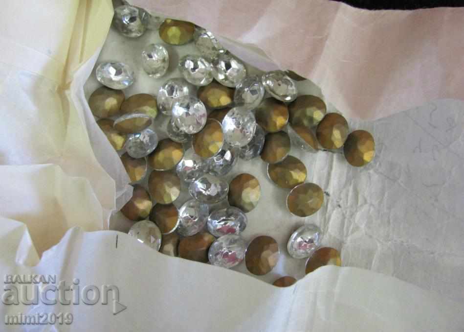 Delivery of Antique Vintage Polished Crystals for Jewelry Bohemia Delivery of Antique Vintage Polished Crystals for Jewelry Bohemia