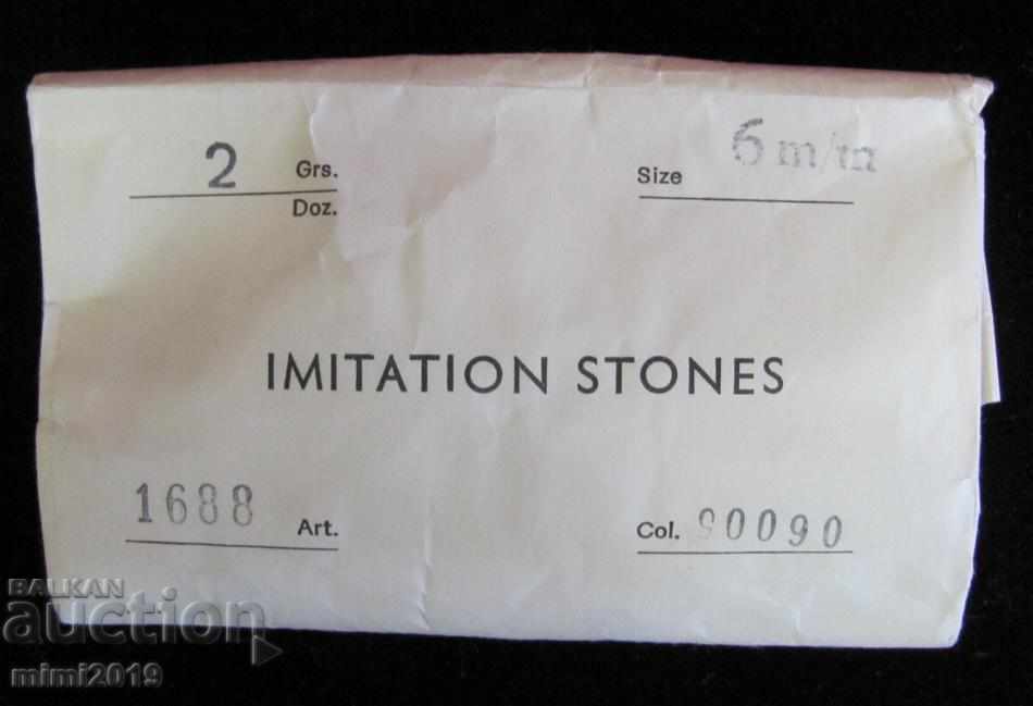 Delivery of Antique Vintage Polished Crystals for Jewelry Bohemia Delivery of Antique Vintage Polished Crystals for Jewelry Bohemia